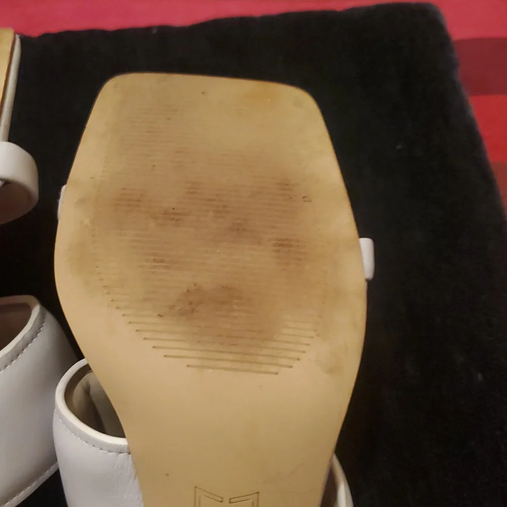 Marc Fisher Cream Women's Mules - Picture 7 of 10